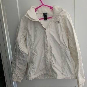 White North Face rain Jacket